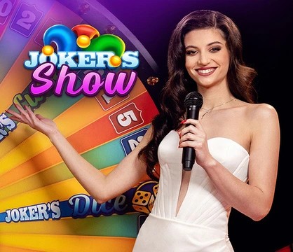 Joker’s Show logo – Live Dealer by Skywind Group at Shelbyspin