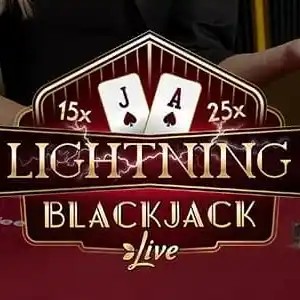 Live Dealer logo of Lightning Blackjack from Evolution at Shelbyspin